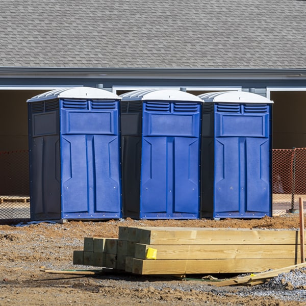 how do you dispose of waste after the portable restrooms have been emptied in Arlington